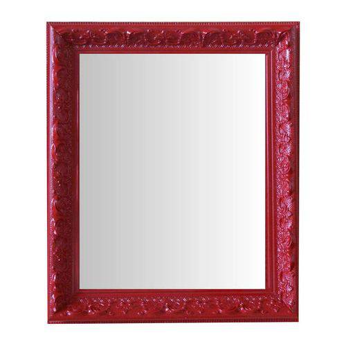 Espelho Moldura Rococó Raso 16149 Vermelho Art Shop