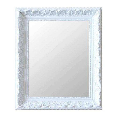 Espelho Moldura Rococó Raso 16139 Branco Art Shop