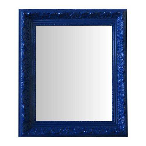 Espelho Moldura Rococó Raso 16402 Azul Art Shop