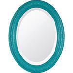Espelho Oval Bisotê 26274 (66x85cm) Azul Dream - Ornamental Design