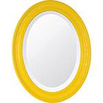 Espelho Oval Bisotê 26276 (66x85cm) Amarelo Happy - Ornamental Design