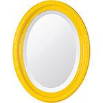 Espelho Oval Bisotê 26277 (25x37cm) Amarelo Happy - Ornamental Design