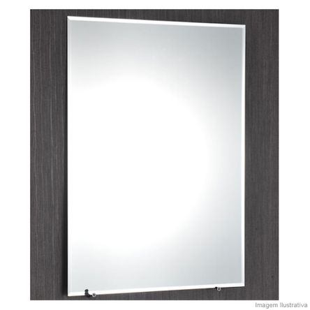 Espelho Retangular 70x50cm Simples Exclusivo Telhanorte