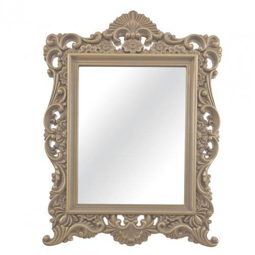 Espelho Retangular Decorativo Provençal 82,5cmx63cm Mart Collection Cobre