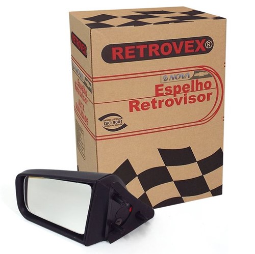 Espelho Retrovisor Adaptavel Lado Esquerdo Rx2207 Sem Controle Chevette