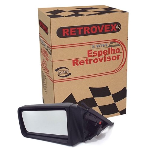 Espelho Retrovisor 2 e 4 Portas Lado Esquerdo Rx2223 Sem Controle Monza
