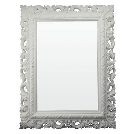Espelho Rocco - Branco - 51x66x4cm