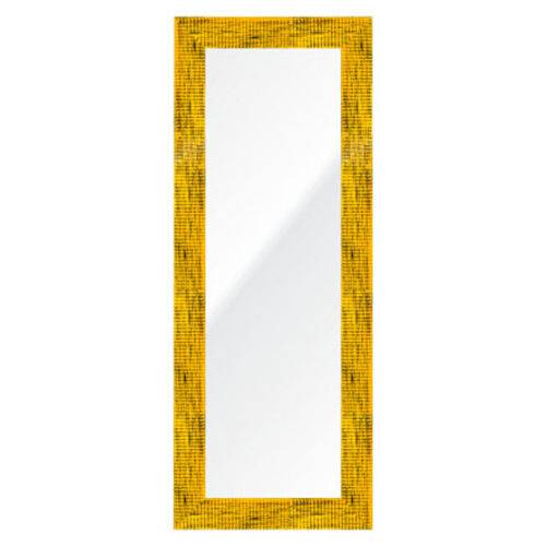 Espelho Rustic Amarelo 30 X 100 Cm