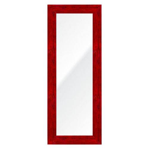 Espelho Rustic Vermelho 30 X 100 Cm