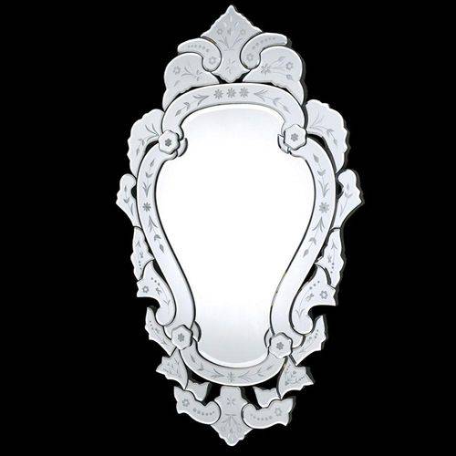 Espelho Veneziano Clássico Grande com Peças Bisotado