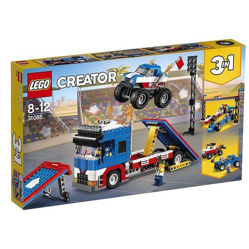 Espetáculo de Acrobacias Lego 3 Em1 Creator Móvel 581 Pçs 31085