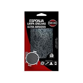 Esponja Fibra 0 para Grelha Ultra Abrasiva 15136 Prime Grill