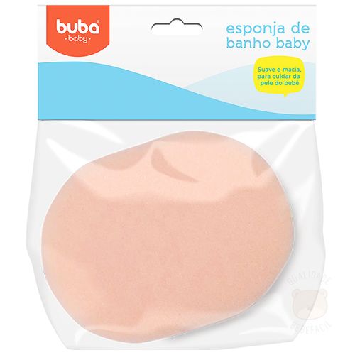 Esponja para Banho Rose (0m+) - Buba BUBA5244-B ESPONJA DE BANHO BABY ROSE
