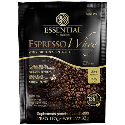 Espresso Whey Café (sachê de 33g) - Essential Nutrition