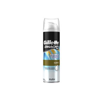 Espuma de Barbear Gillette Mach-3 Hidratante Suave 245g