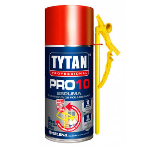 Espuma Expansiva de Poliuretano em Spray Tytan Pro10 Ergo - 300 Ml