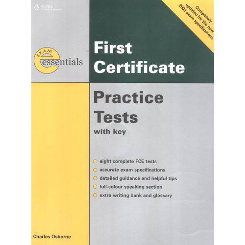 Essential Practice Tests:Fce With Answer Key