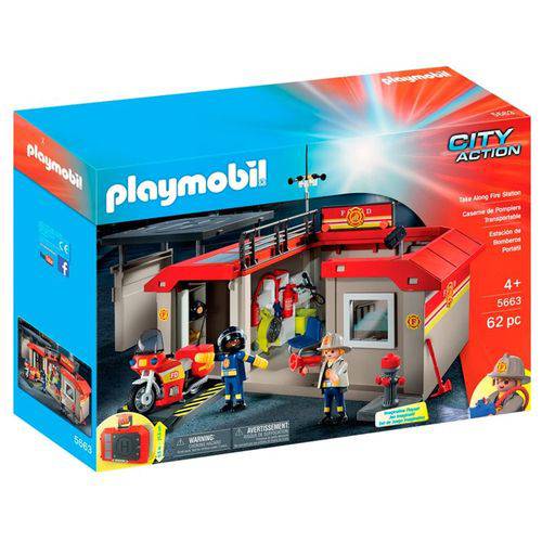 Estação de Bombeiro Portátil 1178 Playmobil