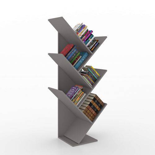 Estante para Livros Diagonal Spine Manfroi Metalizado Magnet