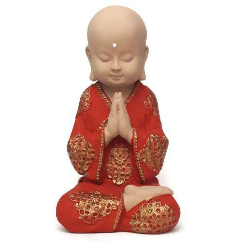 Estátua Buda Baby Gratidão (19cm)