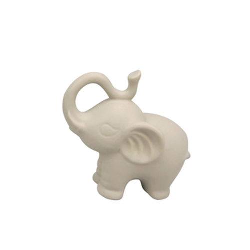 Estátua Elefante em Cerâmica Studio Collection SRU2041
