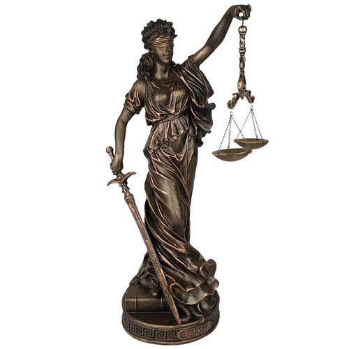 Estátua Thêmis Deusa da Justiça Balança Gigante 63 Cm