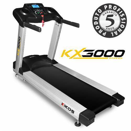 Esteira Kikos Pro Kx 3000 Ac 1.8 Hp Max - 220v