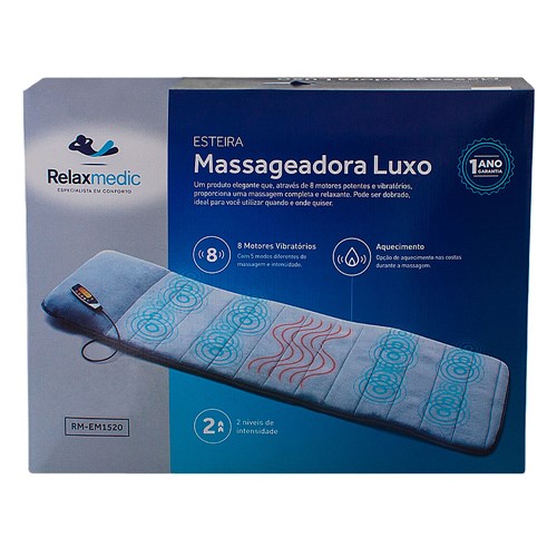 Esteira Massageadora Luxo Relaxmedic