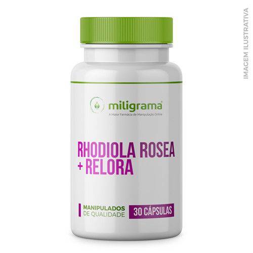 Estimulante Físico e Mental com Rhodiola e Relora - 30 Cápsulas