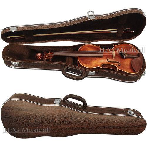 Estojo Case Violino Leilo Clássico Madeira