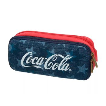 Estojo Coca-Cola Duplo American Flag Vermelho/Azul T Un
