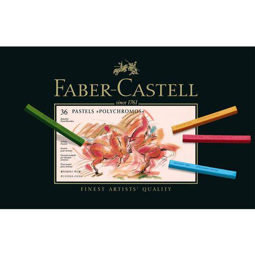 Estojo Giz Pastel Seco Polychromos Faber Castell - 60 Cores