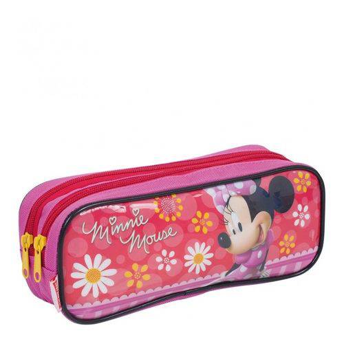 Estojo Infantil Minnie Disney - 2 Compartimentos - Sestini