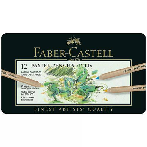 Estojo Profissional 12 Cores Pitt Patel Pencils Faber-castell