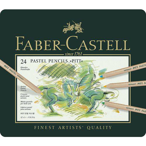 Estojo Profissional 24 Cores Pitt Patel Pencils Faber-castell