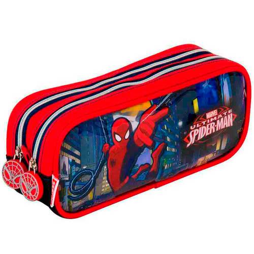 Estojo Sestini 2 Compartimentos Spiderman 14Z