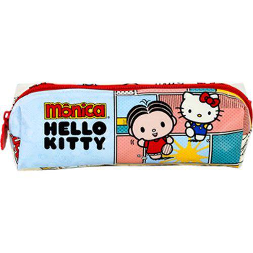 Estojo Simples Pvc Hello Kitty - Monica Bff - 7916 - Artigo Escolar - Único