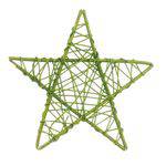 Estrela Decoração Natal 20cm Verde