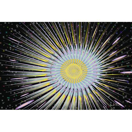 Gravura para Quadros – Arte Estrela Hopi - 45 X 30 Cm - Papel Fotográfico Fosco