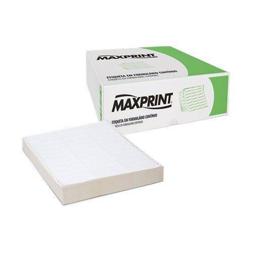 Etiqueta Matricial Maxprint 3 Carreiras 89 X 36 Mm