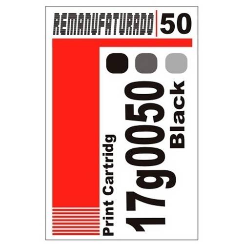 Etiqueta para Cartucho Lexmark 50 Black (17g0050) - 10 Unidades