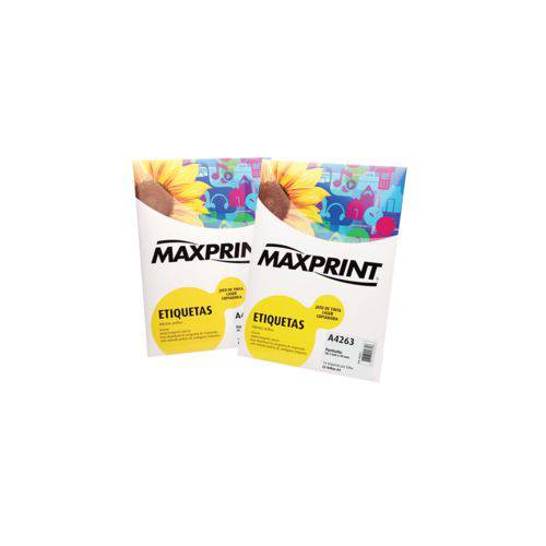 Etiqueta para Impressora a Laser com 100 Folhas 31,0x17,0mm 494393 - Maxprint