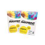 Etiqueta para Impressora a Laser com 100 Folhas 212,7x138,11 493359 - Maxprint