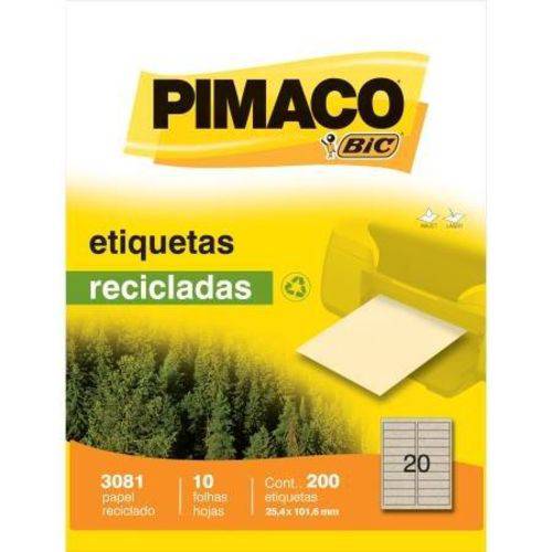 Etiqueta Pimaco 3081 Reciclada