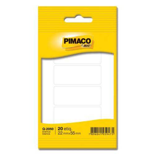 Etiqueta Pimaco Q-2050 - Branca - 5 Folhas