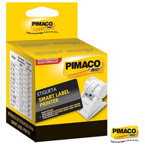 Etiqueta Pimaco Térmica Smart Label Printer Slp-Mrl com 640 Etiquetas 28x51mm