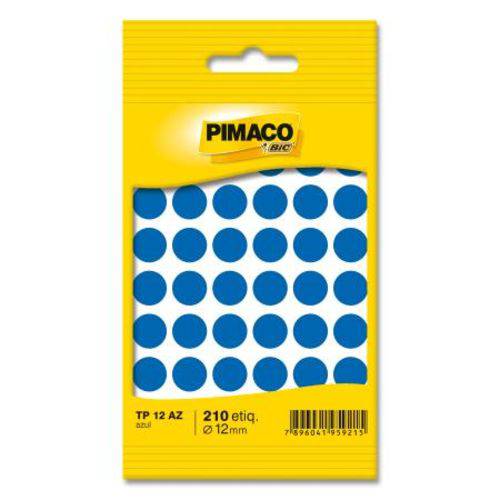 Etiqueta Pimaco Tp-12 Azul - 5 Folhas