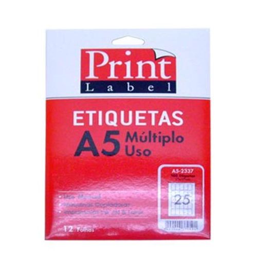 Etiqueta Print Label A5 2372 1005296