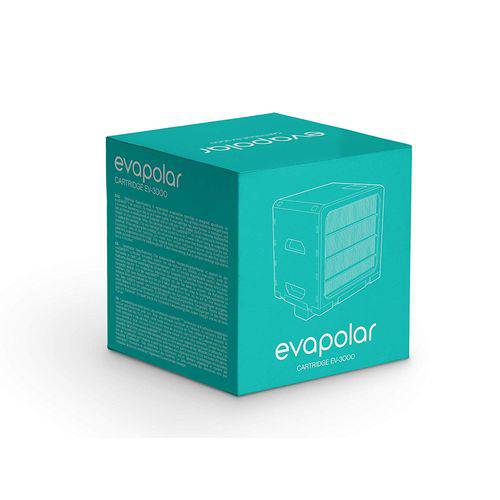 Evapolar Evasmart Air Cooler Cartucho de Reposição para Evapolar Air Conditioner Ev-3000 - Original