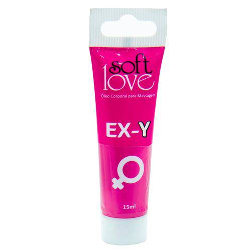 Ex-y Óleo para Massagem Excitante Feminino 15ml Soft Love - Sexshop